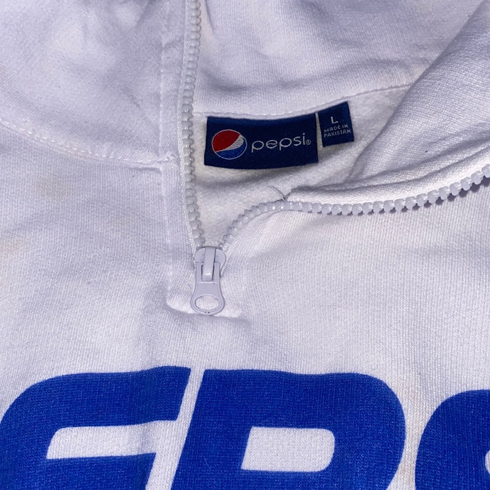 retro pepsi cropped half zip - Picture 2 of 3